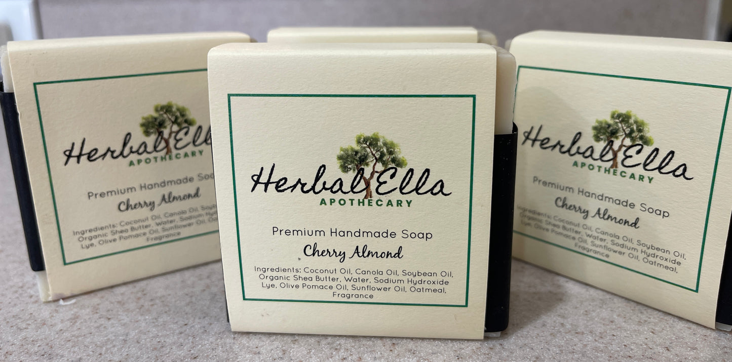 Cherry Almond - Herbal Ella's Handmade Soap